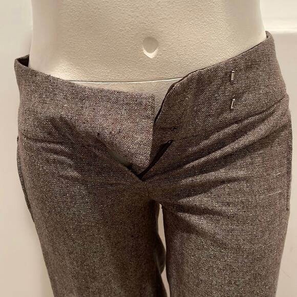 Soya Paris Vintage Flared Cuffed leg Women Short Pants Gray Multi Size T3 - Picture 9 of 11